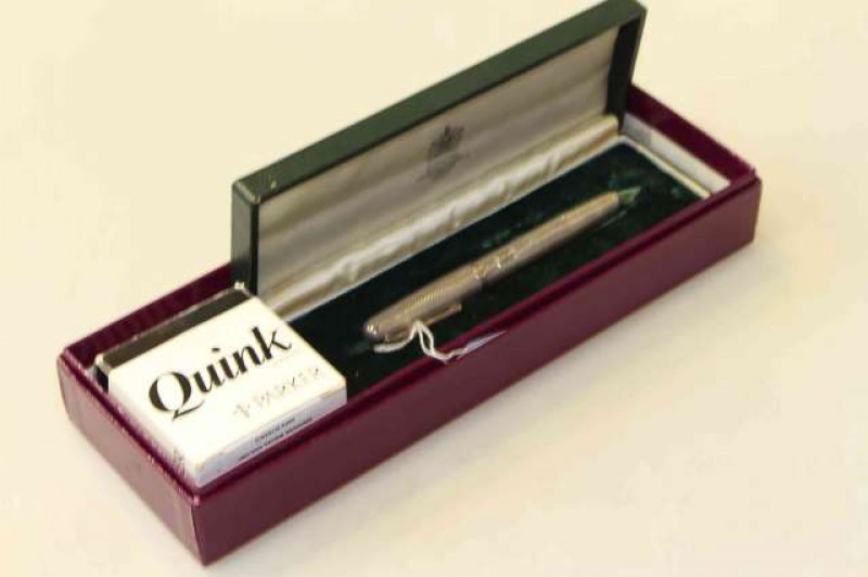 Asprey silver fountain pen