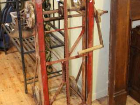 E.J. Tong & Son, Spilsby, vintage sack lifter barrow