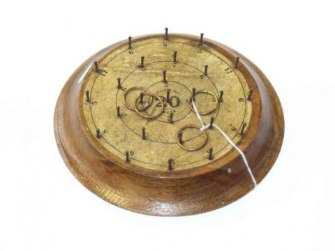 Vintage miniature hoopla game