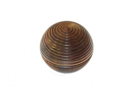 Treen: Turned snuff box