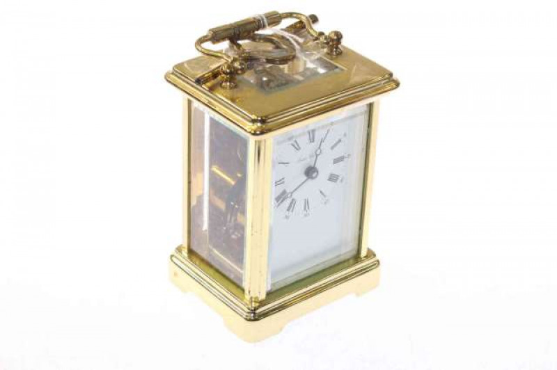 French brass carriage clock