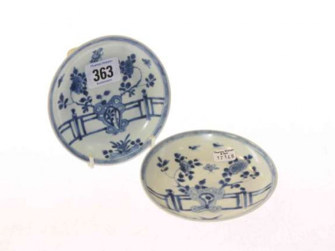 Two Ca Mau cargo bowls, each with Sotheby's label
