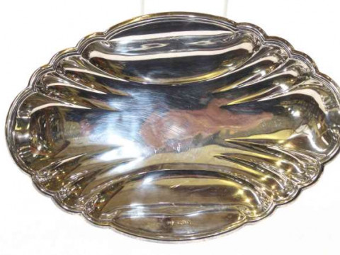 Chester silver fluted bowl, 13oz