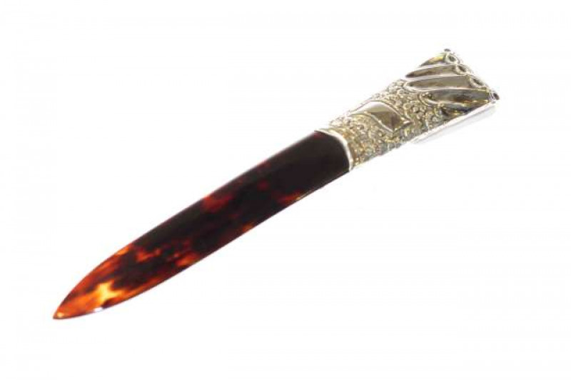 Silver handled letter opener