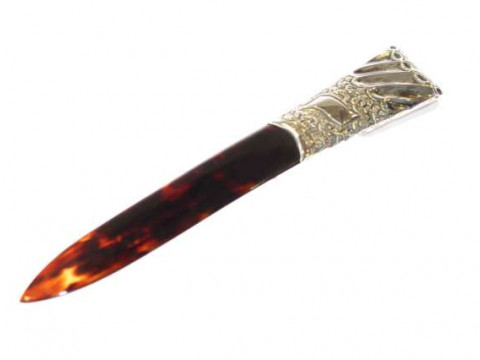 Silver handled letter opener