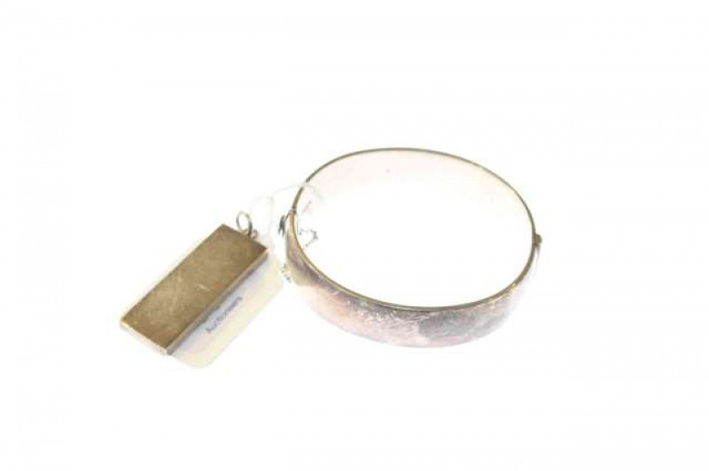 Silver bangle and ingot