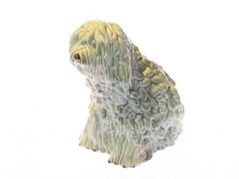 Beswick Old English sheepdog, blue glaze