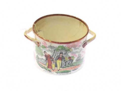 Sunderland lustre two-handled bowl