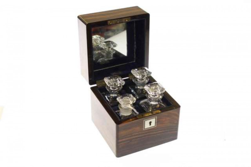 19th Century coromandel toilet box