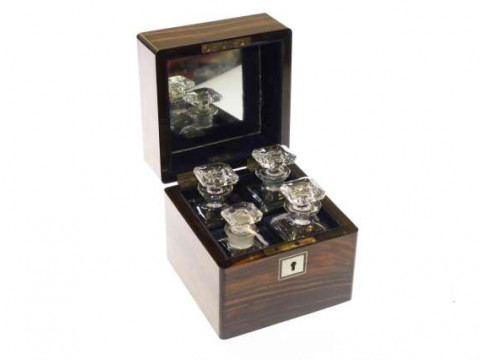 19th Century coromandel toilet box