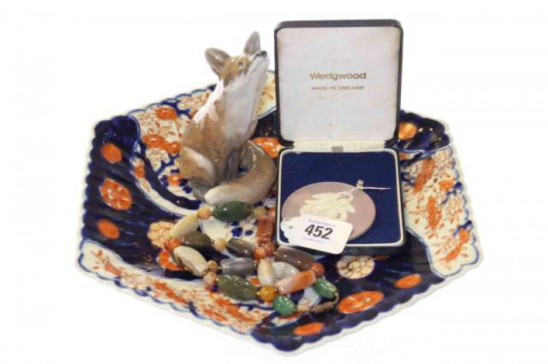 Imari plate, Copenhagen fox, etc