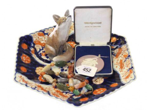 Imari plate, Copenhagen fox, etc