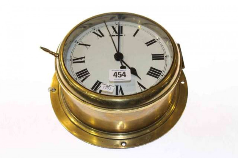 Smith's brass cased marine timepiece, early 20th Century