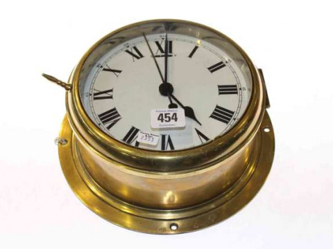 Smith's brass cased marine timepiece, early 20th Century