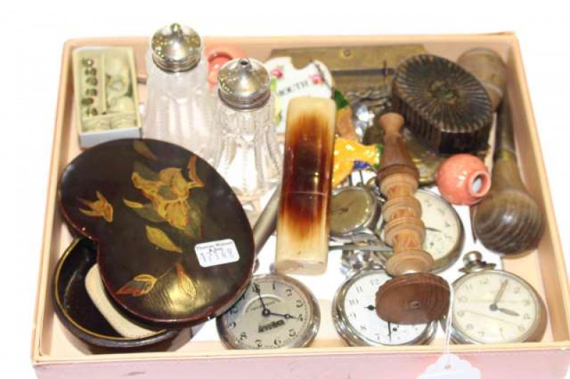 Box of collectables including watches