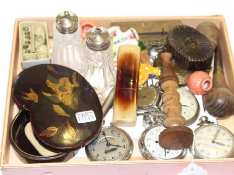Box of collectables including watches