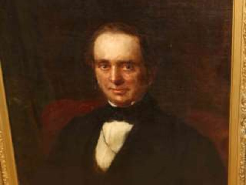 William Bewick, William Harvey, oil on canvas, 75cm x 62cm, framed