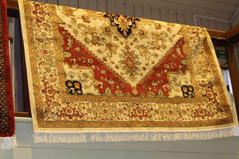 Heriz carpet with a beige ground 2.30 x 1.60