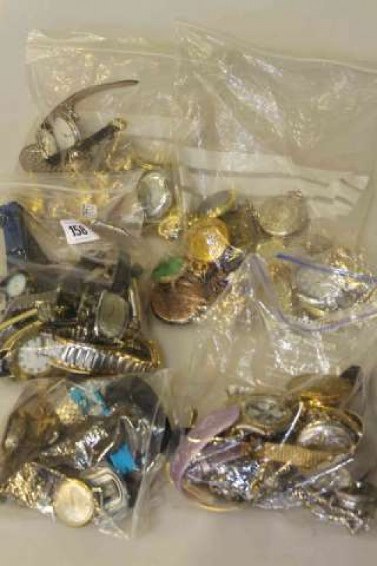Collection of wrist and pocket watches