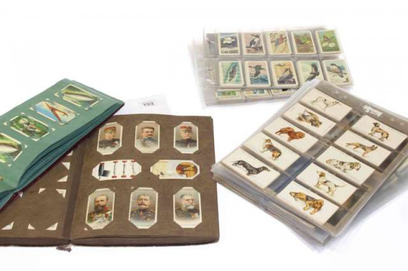 Collection of cigarette and trade cards