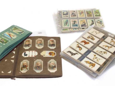 Collection of cigarette and trade cards