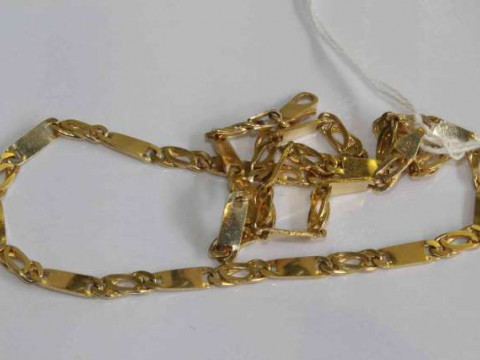 14 carat gold necklace, 28grams