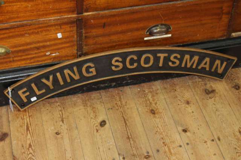 Flying Scotsman sign
