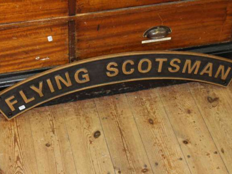 Flying Scotsman sign