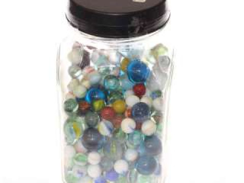 Jar of marbles