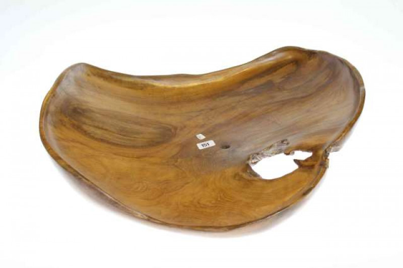 Natural wood centre piece bowl