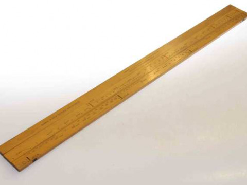 Satinwood Land and Sea Speed Reckoner, designed by Capt. W.N. McClean,...