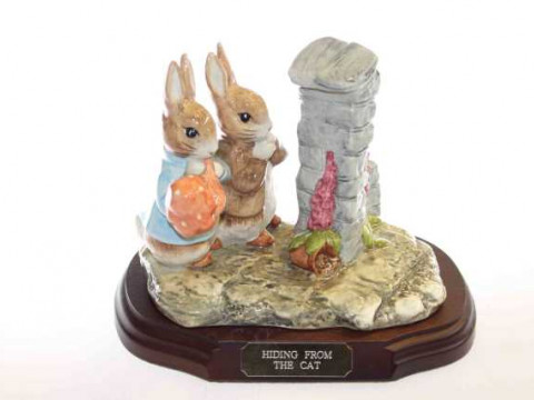 Beswick limited edition group, Hiding from the Cat