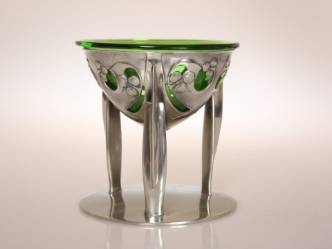 ARCHIBALD KNOX (1864-1933) FOR LIBERTY & CO A TUDRIC PEWTER COUPE, no....