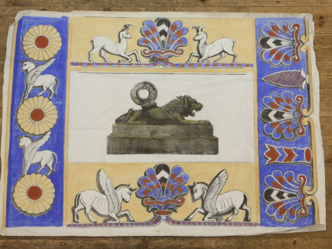 A COLLECTION OF TWENTY-EIGHT 19th CENTURY EDUCATIONAL BANNERS PRINTED FOR THE WORKING MEN'S EDUCATIONAL UNION, all relating to Ancient Egypt, printed in colours on cotton calico, most bearing stamp 'Published by Working Men's Educational Union 43 Skinner  thumbnail
