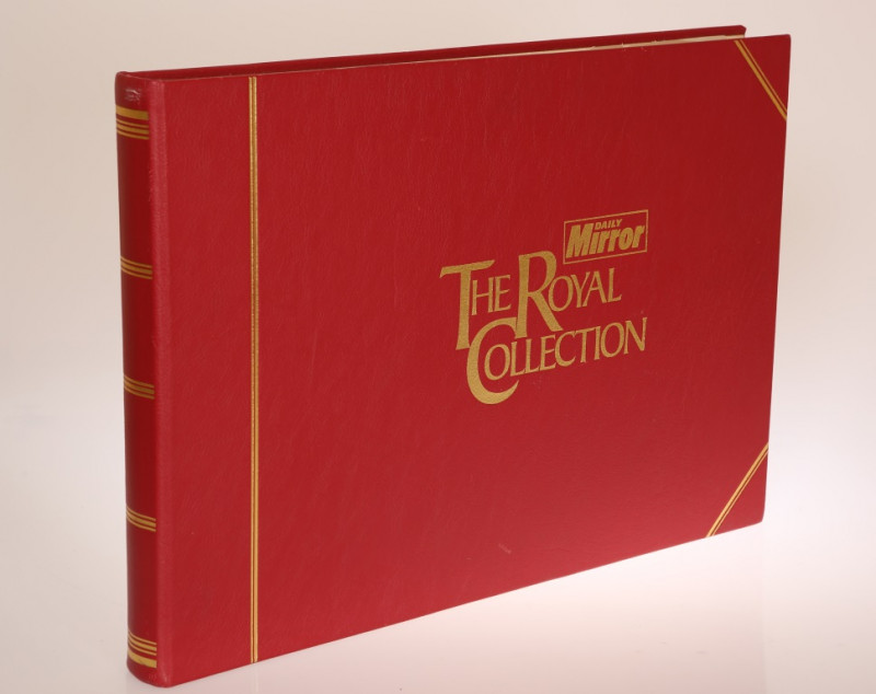 THE ROYAL COLLECTION, DAILY MIRROR, AN ALBUM OF PHOTOGRAPHS BY KENT GAVIN, the frontispiece inscribed 'In Celebration of the Tour of Australia and New Zealand by Their Royal Highnesses the Prince and Princess of Wales, March and April 1983, in gilt-tooled