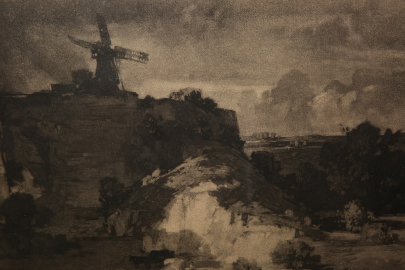 LEONARD RUSSELL SQUIRRELL (1893-1979), WYMONDHAM ABBEY; ALNWICK CASTLE; THE HIGH MILL, NEEDHAM MARKET; THREE ETCHINGS, each signed in pencil in the margin, framed. Largest 24.5cm by 36.5cm