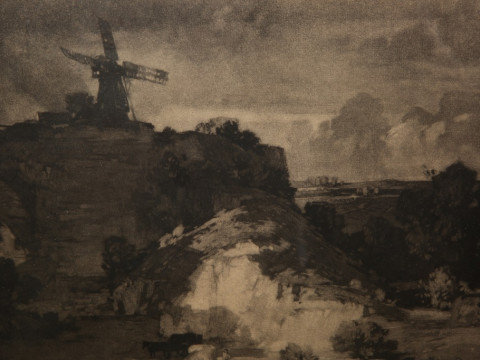 LEONARD RUSSELL SQUIRRELL (1893-1979), WYMONDHAM ABBEY; ALNWICK CASTLE; THE HIGH MILL, NEEDHAM MARKET; THREE ETCHINGS, each signed in pencil in the margin, framed. Largest 24.5cm by 36.5cm thumbnail
