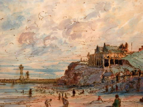 ENGLISH SCHOOL, WHITBY PAVILION, indistinctly signed and dated 28/5/31...