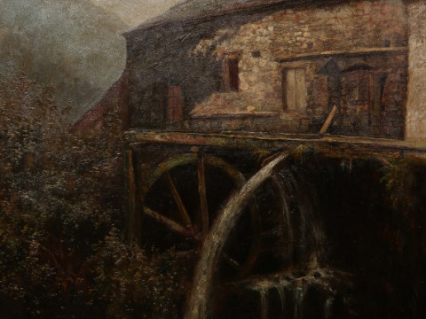 TURNER TAYLOR (19TH/20TH CENTURY), OLD MILL AMBLESIDE, signed and dated...