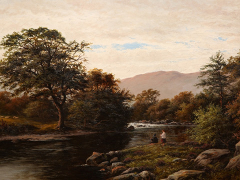 THOMAS SPINKS (1847-1927), CLINTOGLE FORD, LOCH VENECHAR, PERTHSHIRE,...