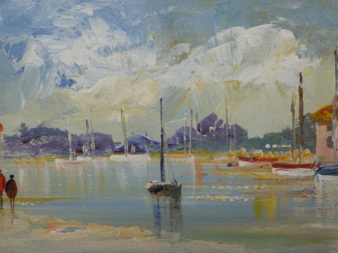 ROBERTO LUIGI VALENTE (ITALIAN, BORN 1926), HONFLEUR, FRANCE AND AFTER...