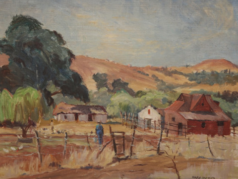 MARY PACKER (SOUTH AFRICAN, 1892-1977), OLD HIGHYELD FARM, signed lower...