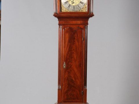 JOHN SMITH, CHESTER, A GEORGE III MAHOGANY EIGHT-DAY LONGCASE CLOCK, the...