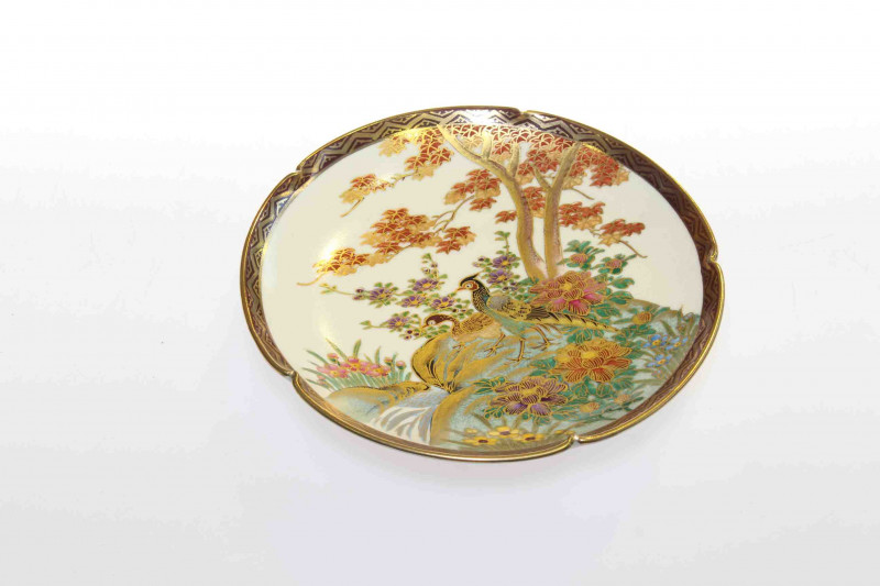 Small Satsuma saucer dish