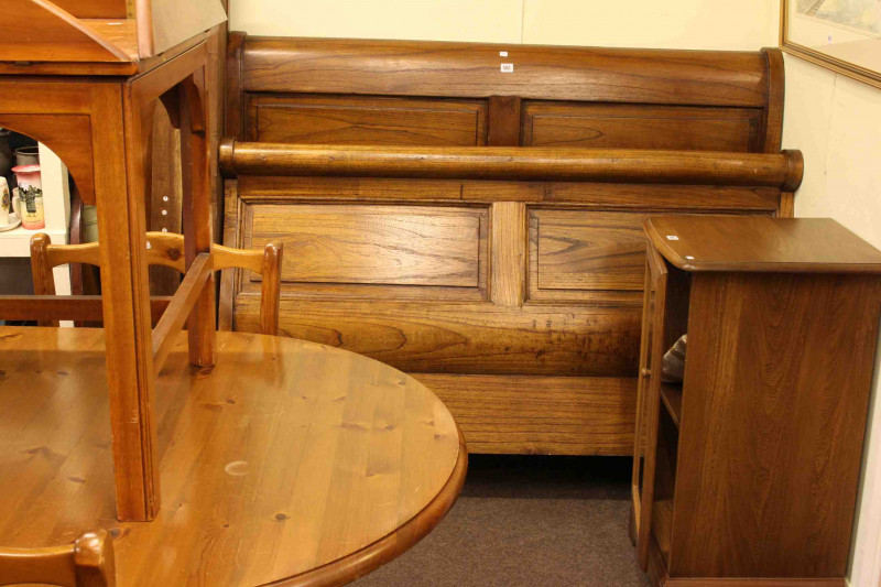 French 4ft 6inch sleigh bed
