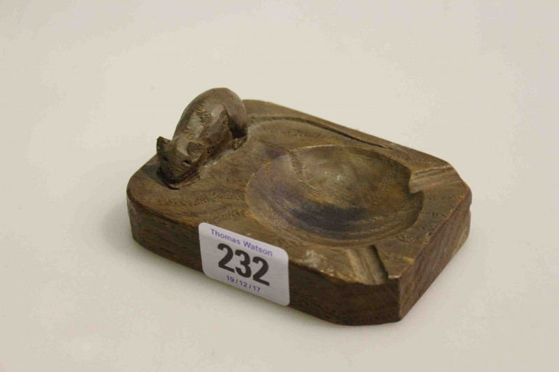 Robert Thompson Mouseman ashtray