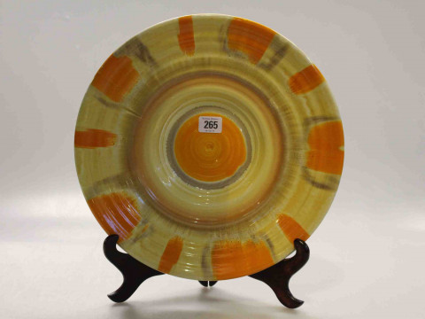 Shelley dripware charger, 35.5cm