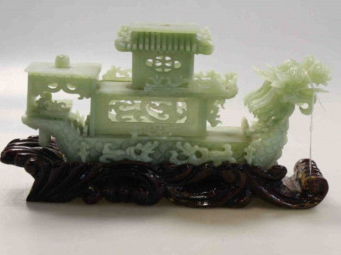 Chinese model of a boat, boat 30cm wide