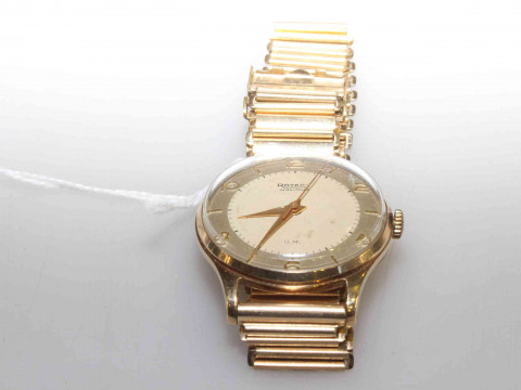 Rotary Maximus 9 carat gold cased wristwatch