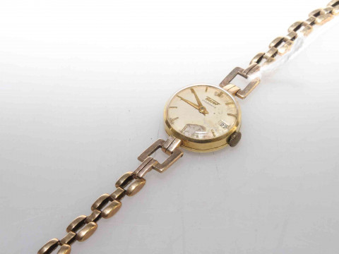 Vintage Tissot 9 carat gold wristwatch, 14.7 grams
